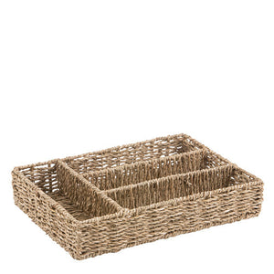 Ladelle Hayman Seagrass Cutlery Tray - resort style tableware