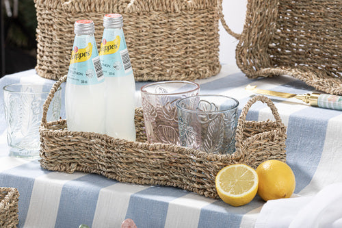 Hayman Seagrass Tray, Small 27x14x5cm – Ladelle, serving drinks