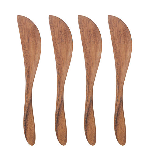 Ladelle Gather Acacia Cheese Spreaders 4pk - grazing board utensils