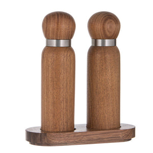 Ladelle Gather Salt & Pepper Grinder Set Natural - acacia benchtop set