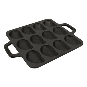 Pyrocast Cast Iron Oyster Tray, 12 Piece - Pyrolux