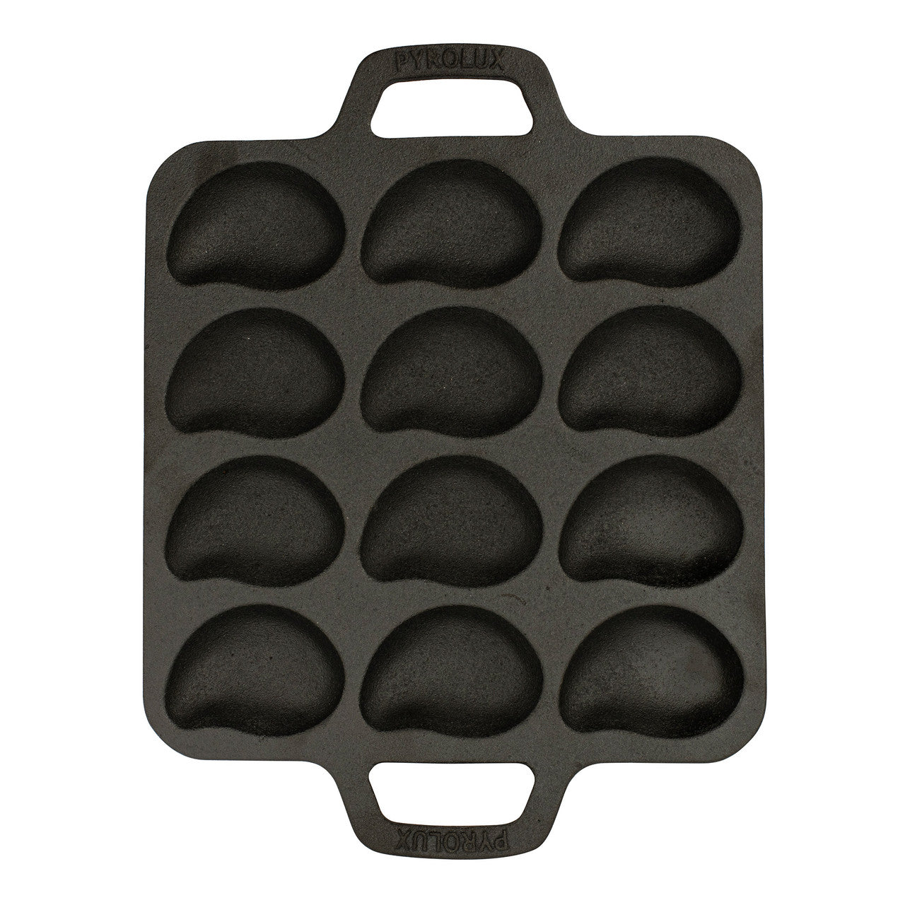 Pyrocast Cast Iron Oyster Tray, 12 Piece - Pyrolux
