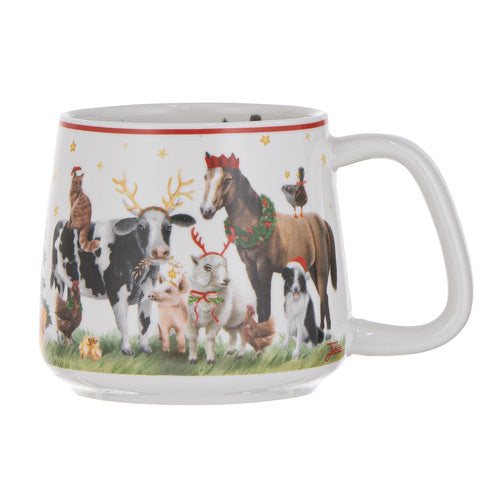 Christmas at the Farm Gift Giving Mug – Ashdene