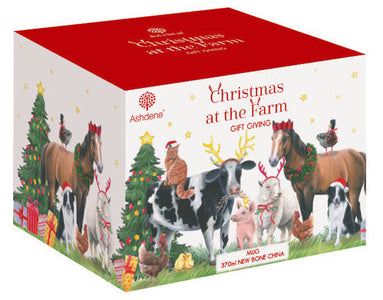 Christmas at the Farm Gift Giving Mug – Ashdene – view 3