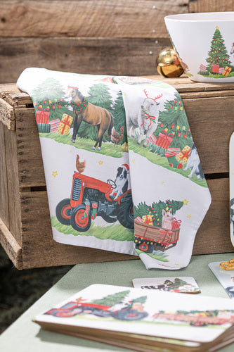 Christmas at the Farm Placemat Set of 6 – Ashdene – view 4