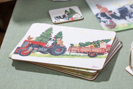 Christmas at the Farm Placemat Set of 6 – Ashdene – view 3