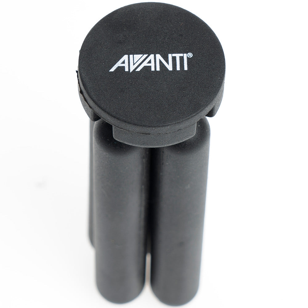 Avanti Silicone Foldable Trivet - Black, folded
