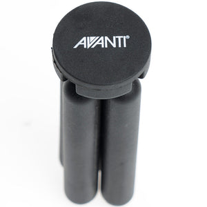 Avanti Silicone Foldable Trivet - Black, folded