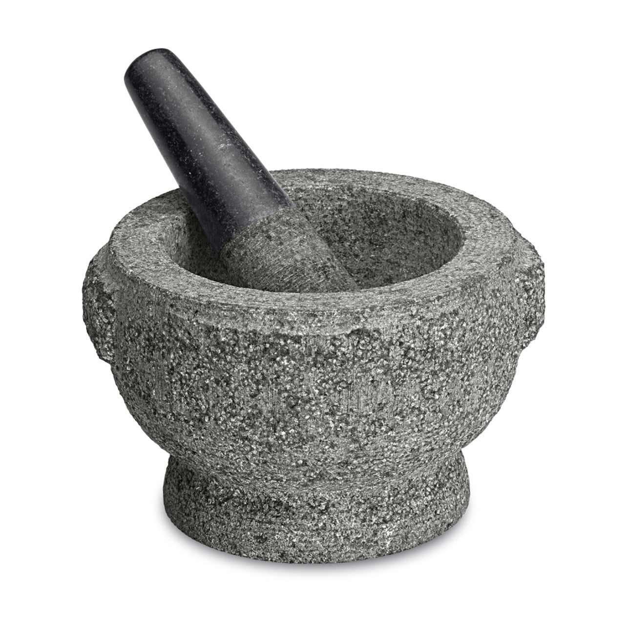 Mortar & Pestle 20cm Rough Green Granite - Avanti