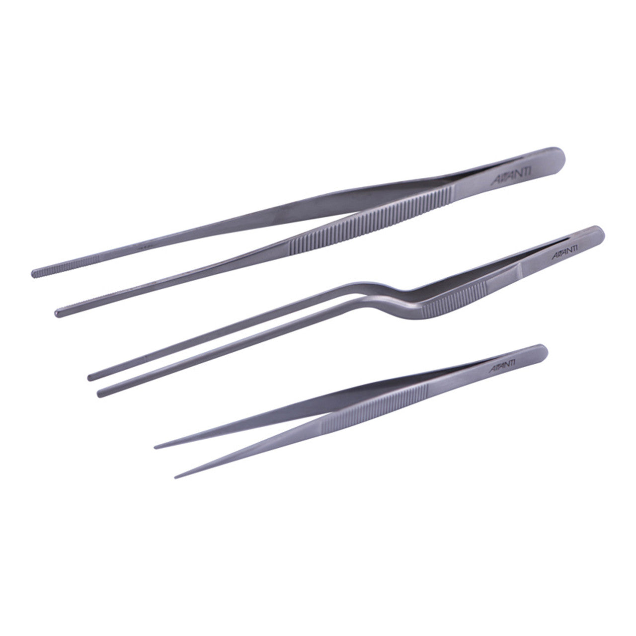 Avanti Plating Tweezers 3 Pce Set