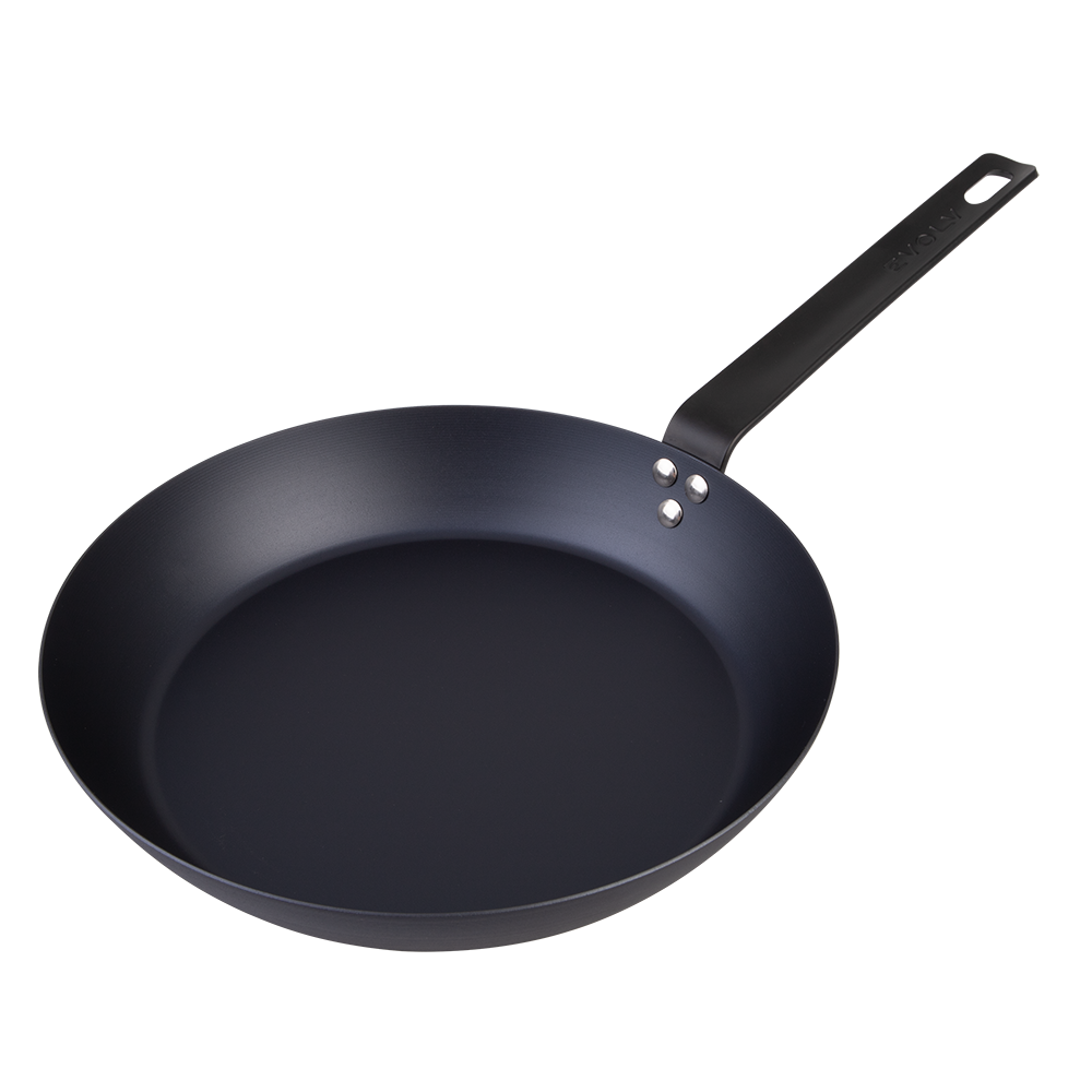 Pre-Seasoned Carbon Steel Fry Pan 26cm