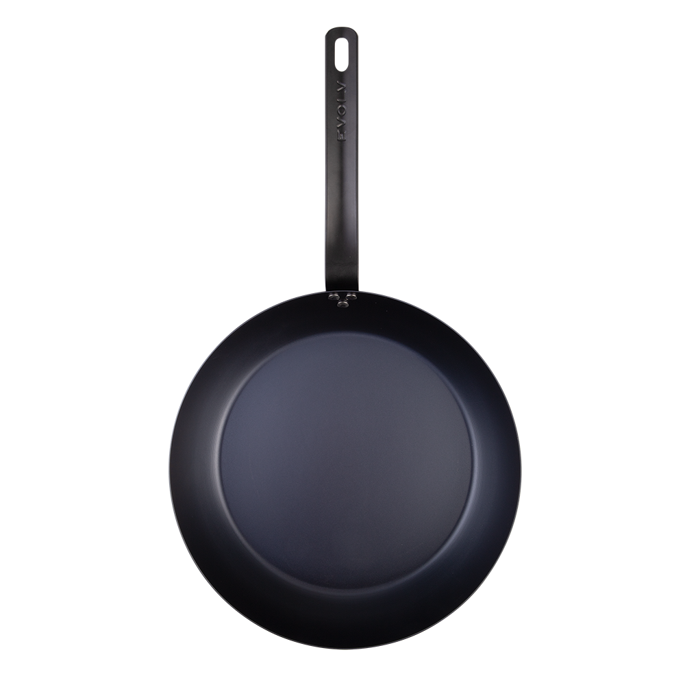 Pre-Seasoned Carbon Steel Fry Pan 30cm