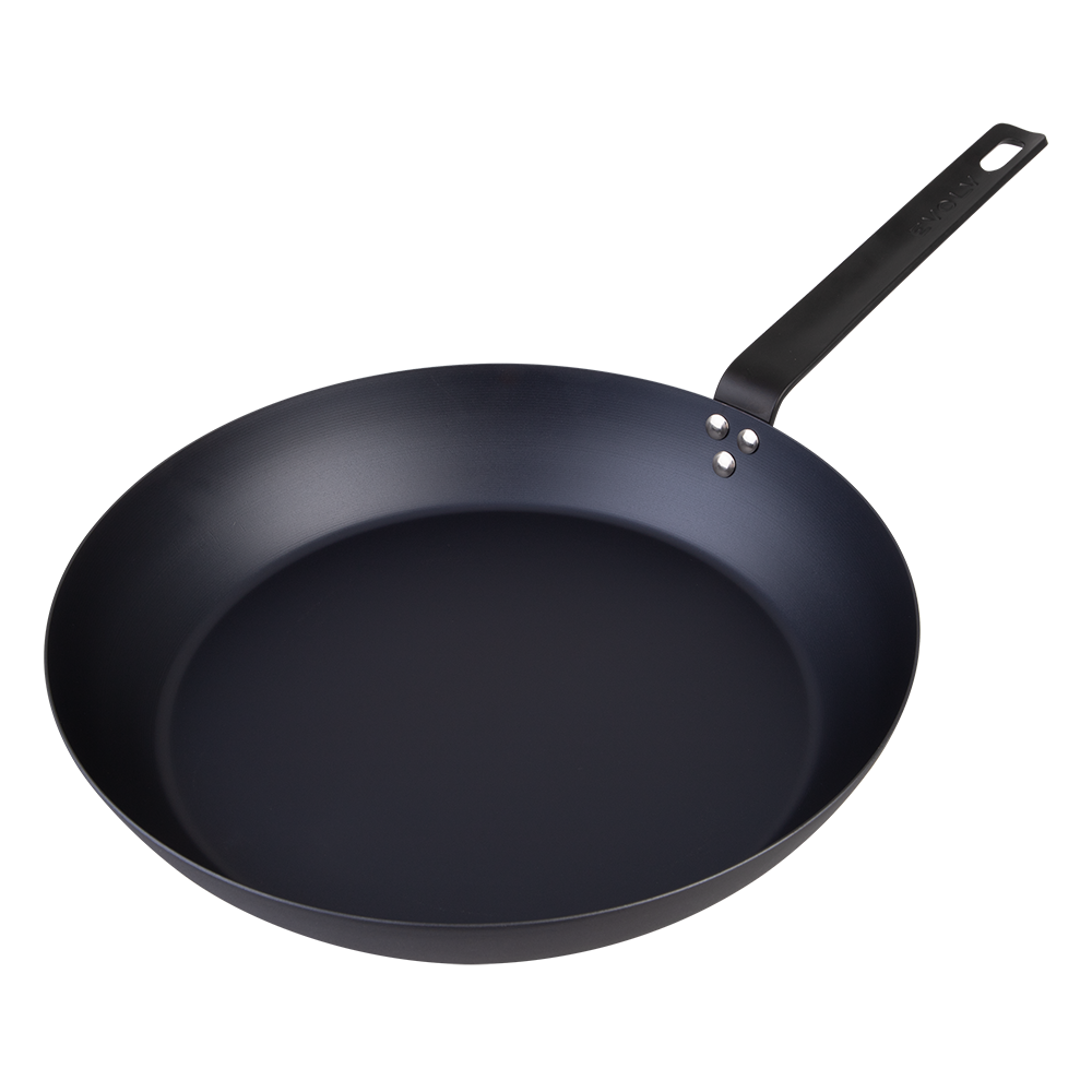 Pre-Seasoned Carbon Steel Fry Pan 30cm