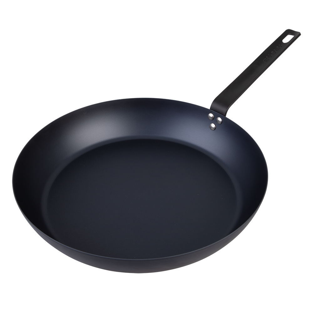 Pre-Seasoned Carbon Steel Fry Pan 32cm