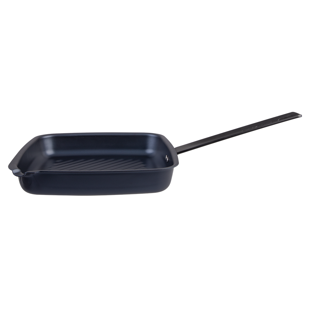 Pre-Seasoned Carbon Steel Grill Pan 26x28cm – Evolv