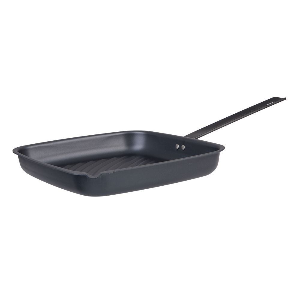 Pre-Seasoned Carbon Steel Grill Pan 26x28cm – Evolv