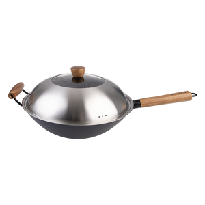 Stainless Steel & Glass Wok Lid 35cm – Evolv