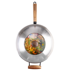 Stainless Steel & Glass Wok Lid 35cm – Evolv