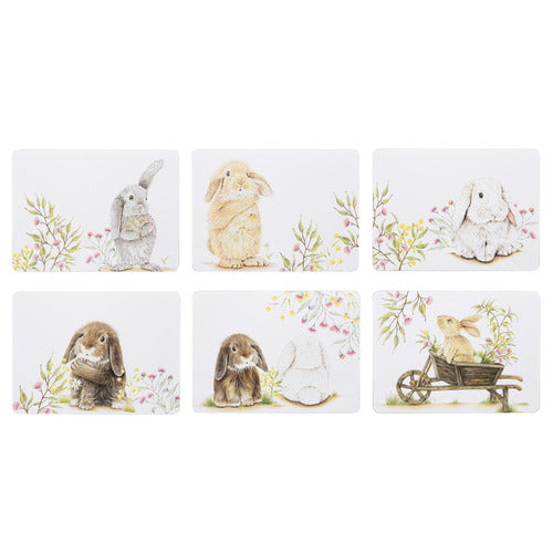 Ashdene Bunny Tales 6pk Placemat Set