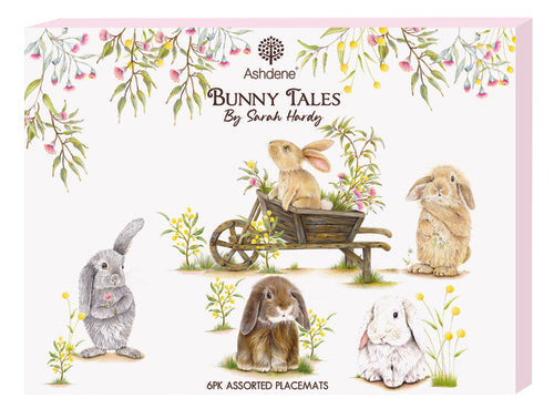 Ashdene Bunny Tales 6pk Placemat Set