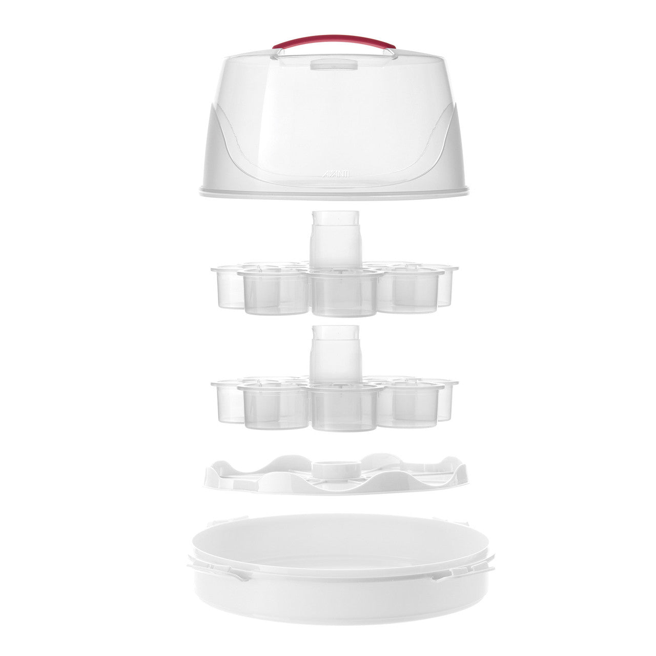 Avanti Cake Carrier reversible base tray - kitchen storage
