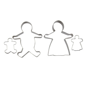 Gingerbread Family Cookie Cutters 4 Piece Set – Avanti