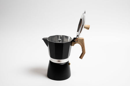 Coffee Culture Black Stovetop Coffee Maker 9 Cup - Italian espresso maker