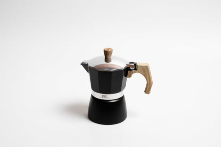 Coffee Culture Black Stovetop Coffee Maker 3 Cup - Italian espresso maker