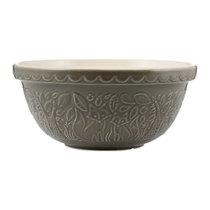 Mason Cash In The Forest Grey Fox Mixing Bowl 29cm - stoneware baking bowl