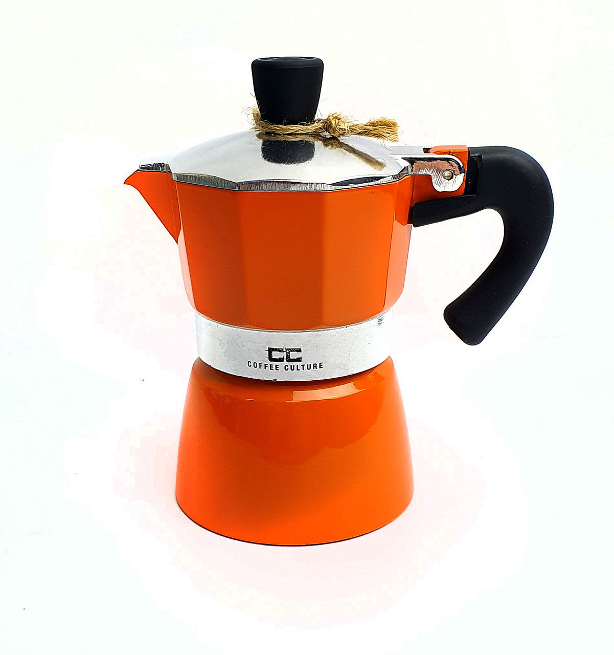 Coffee Culture Orange Stovetop Coffee Maker 1 Cup - Italian espresso maker