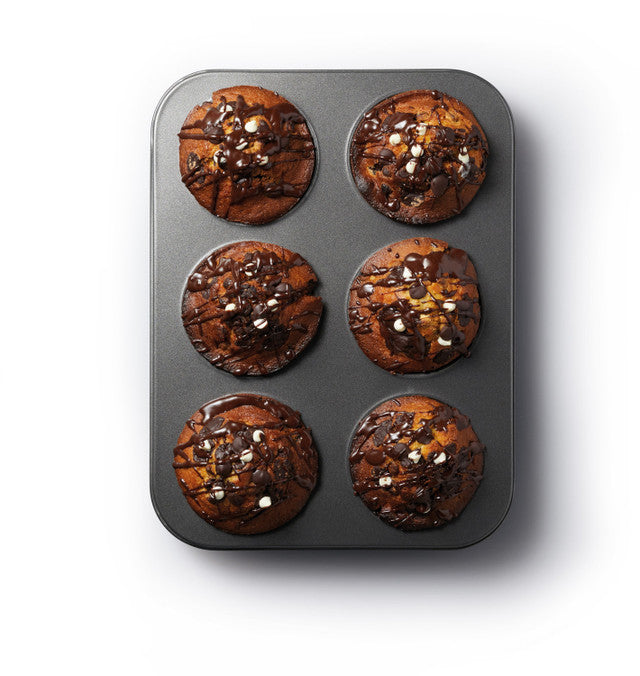 MasterCraft 6 Cup American Muffin Pan - Aluminium 26.5x36cm