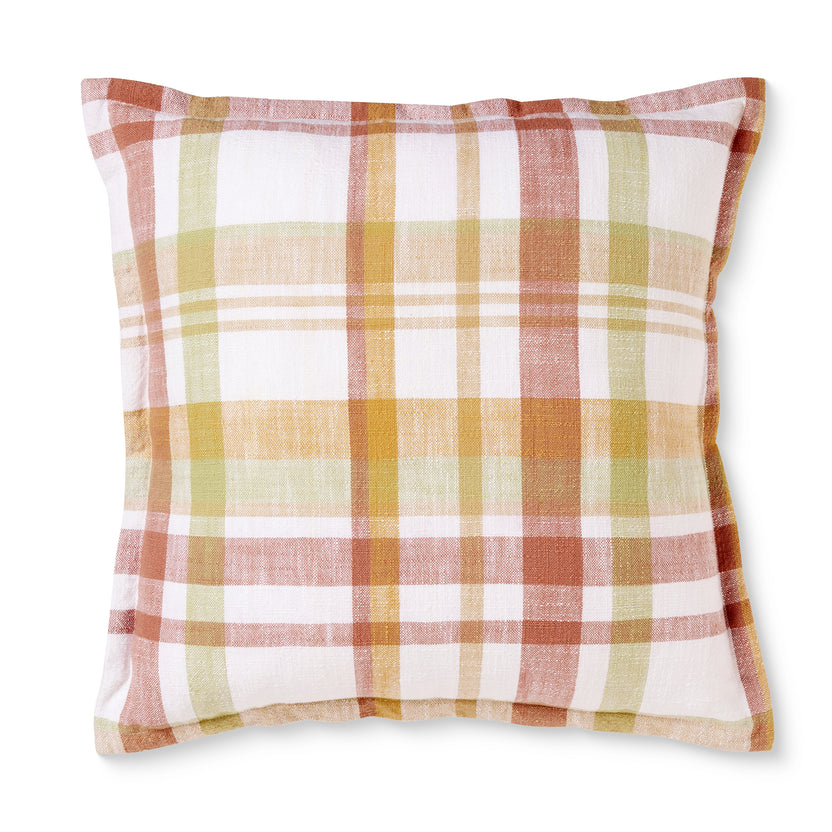 Tasman Multi Check Cushion – Madras Link