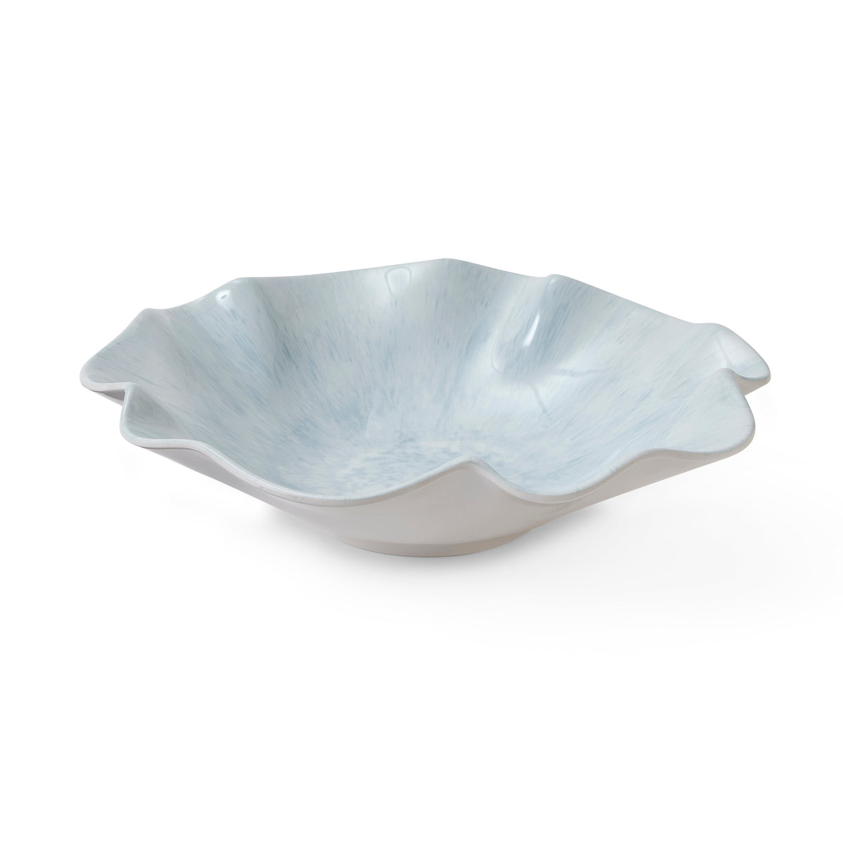 Tide Melamine Blue Serving Bowl 35×7.8cm