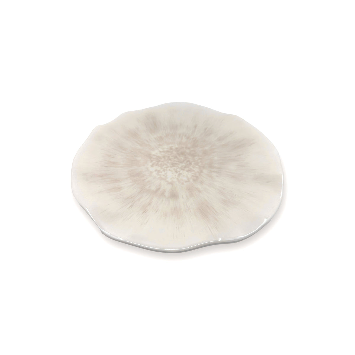 SKU 25S289 Madras Link Tide Melamine Plate Large – Ivory