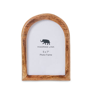 Madras Link Arch Large Photo Frame 5x7 Natural - hero shot