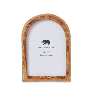 Madras Link Arch Large Photo Frame 5x7 Natural