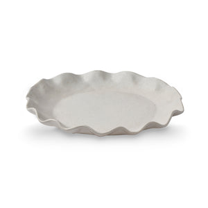 Serving Platter D36x5cm – Sullivan White Wavy