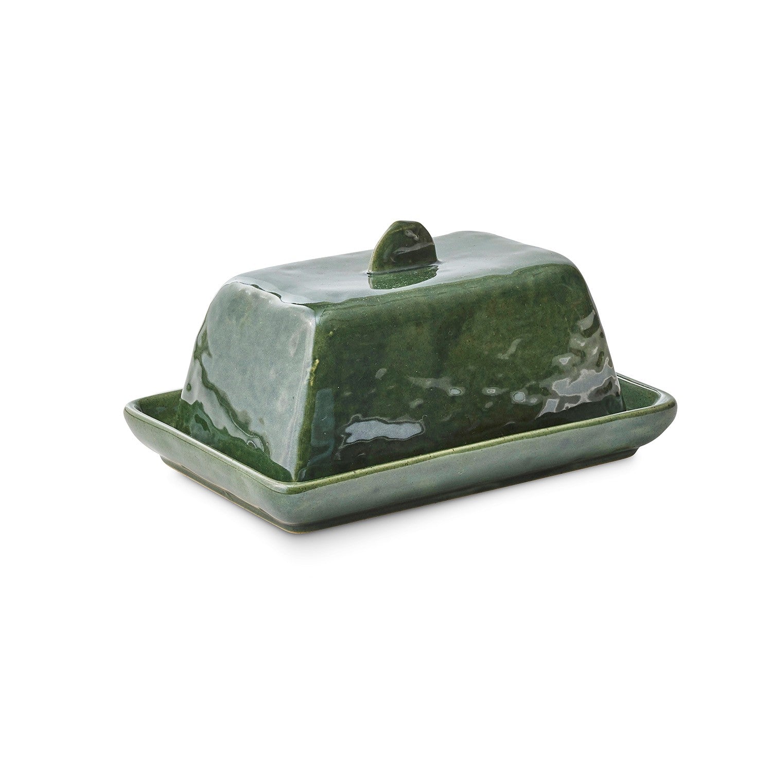 Butter Dish – Green – Madras Link