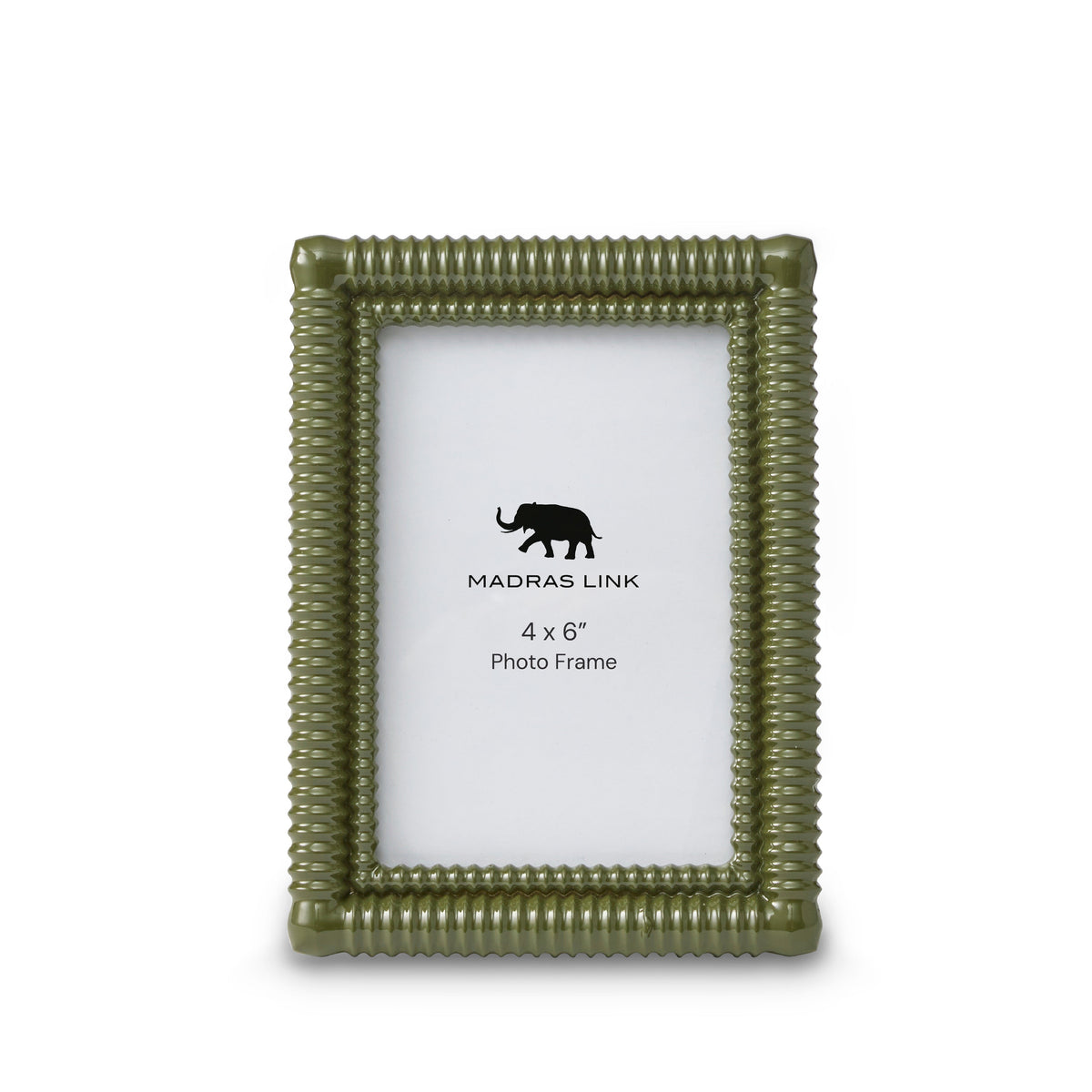 Photo Frame 4x6" – Rib Olive Green