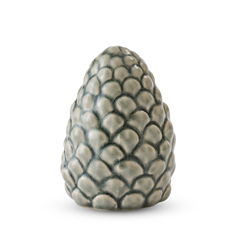 Madras Link Acorn Ornament Small Sage Green - ceramic decorative accent