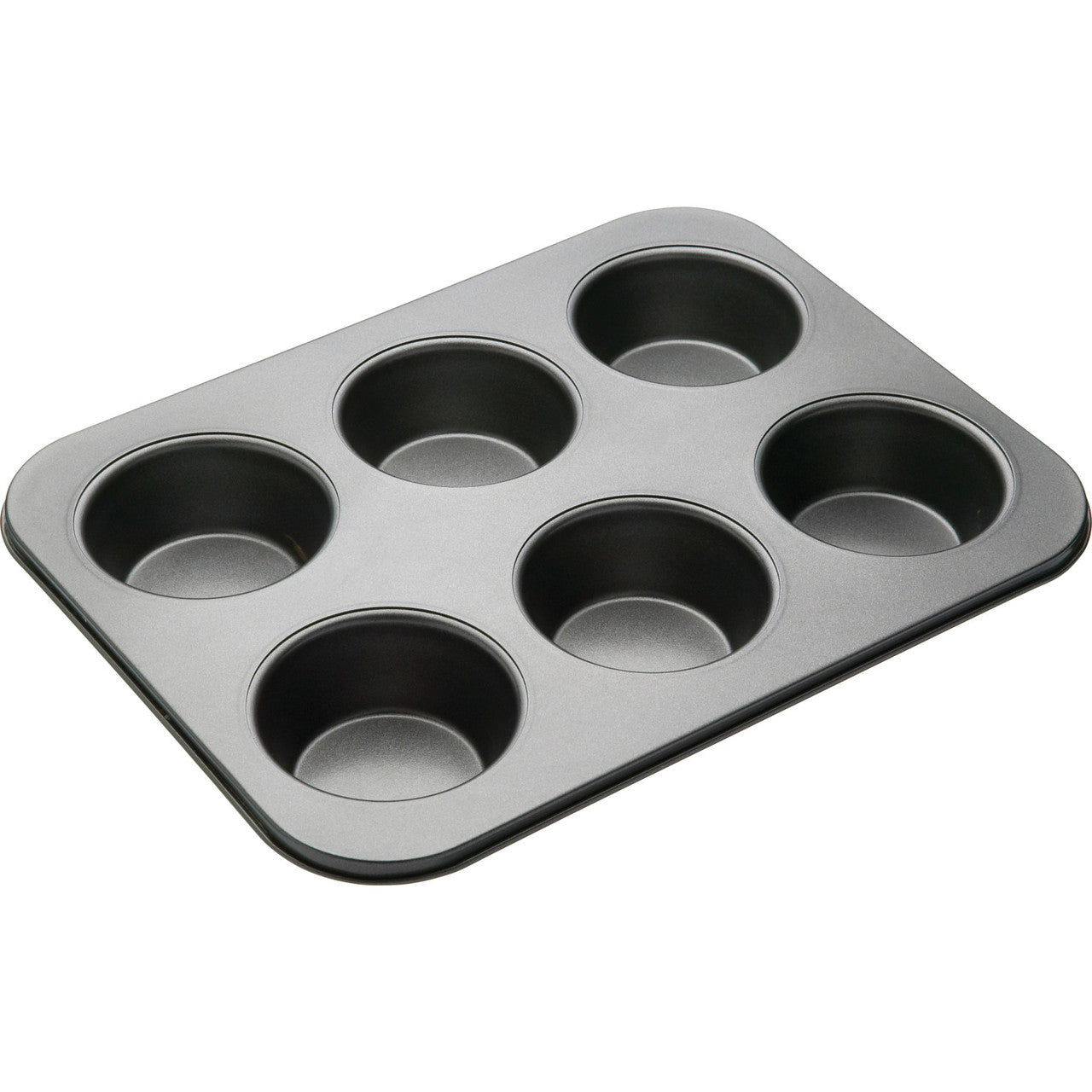 MasterCraft 6 Cup American Muffin Pan - Aluminium 26.5x36cm
