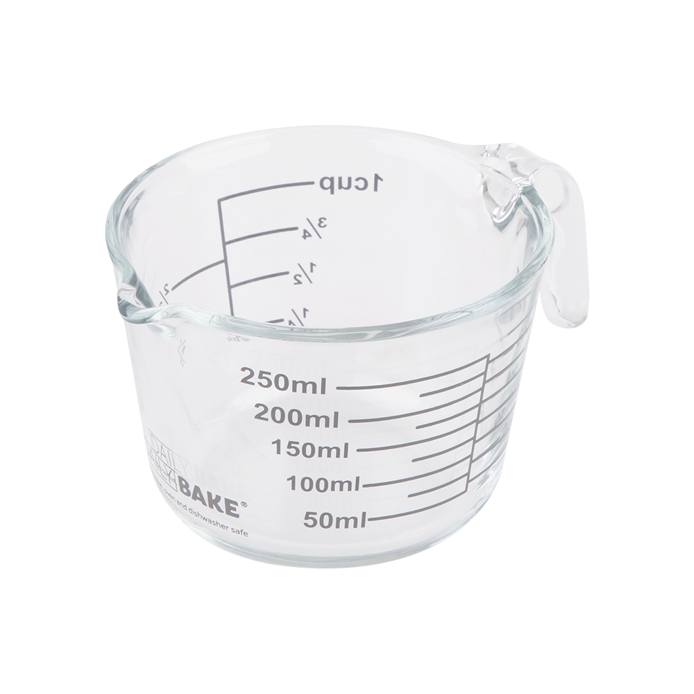 Daily Bake Borosilicate Glass Measuring Jug 250ml - oven safe Australian kitchenware