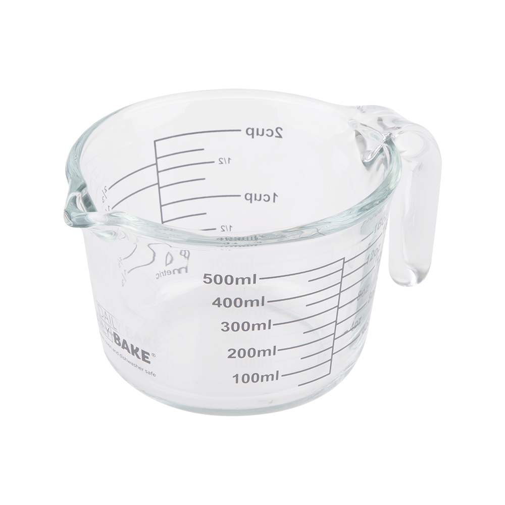Daily Bake Borosilicate Glass Measuring Jug 500ml - oven safe Australian kitchenware