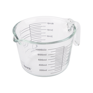 Daily Bake Borosilicate Glass Measuring Jug 1 Litre - oven safe Australian kitchenware