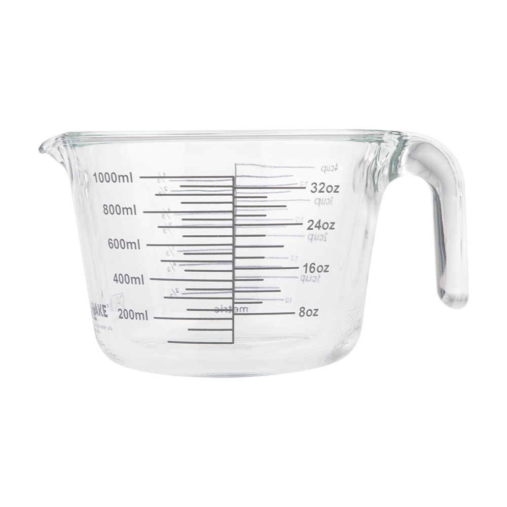 Daily Bake Borosilicate Glass Measuring Jug 1 Litre - oven safe Australian kitchenware (image 2)