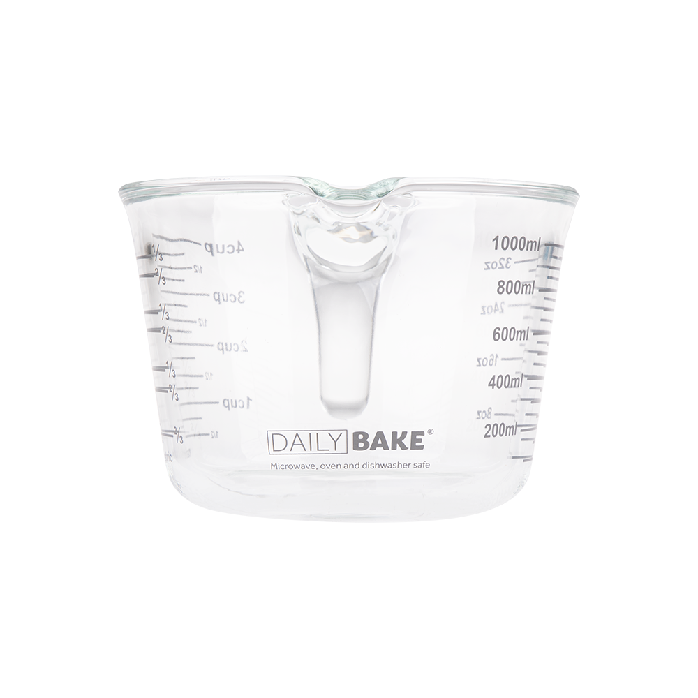 Daily Bake Borosilicate Glass Measuring Jug 1 Litre - oven safe Australian kitchenware (image 3)