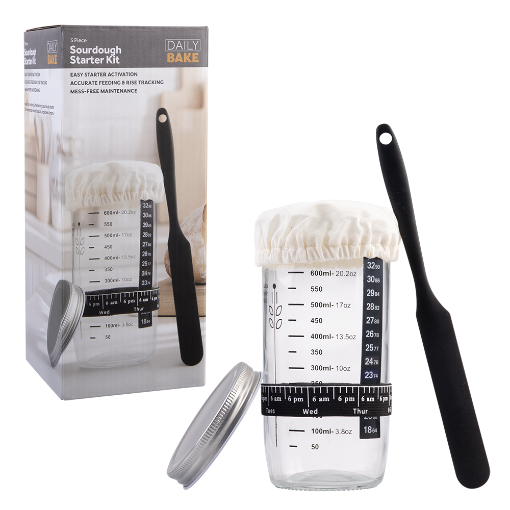 Donaldson Daily Bake Sourdough Starter Kit 5 Piece - sourdough starter kit