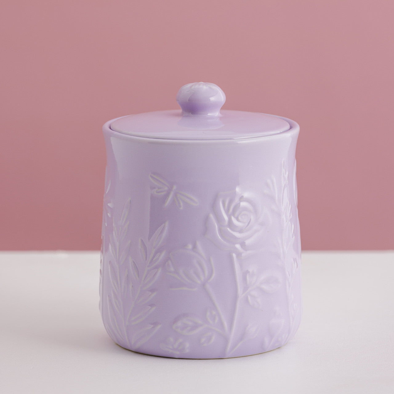 In The Meadow Storage Jar Lilac 800ml - Mason Cash