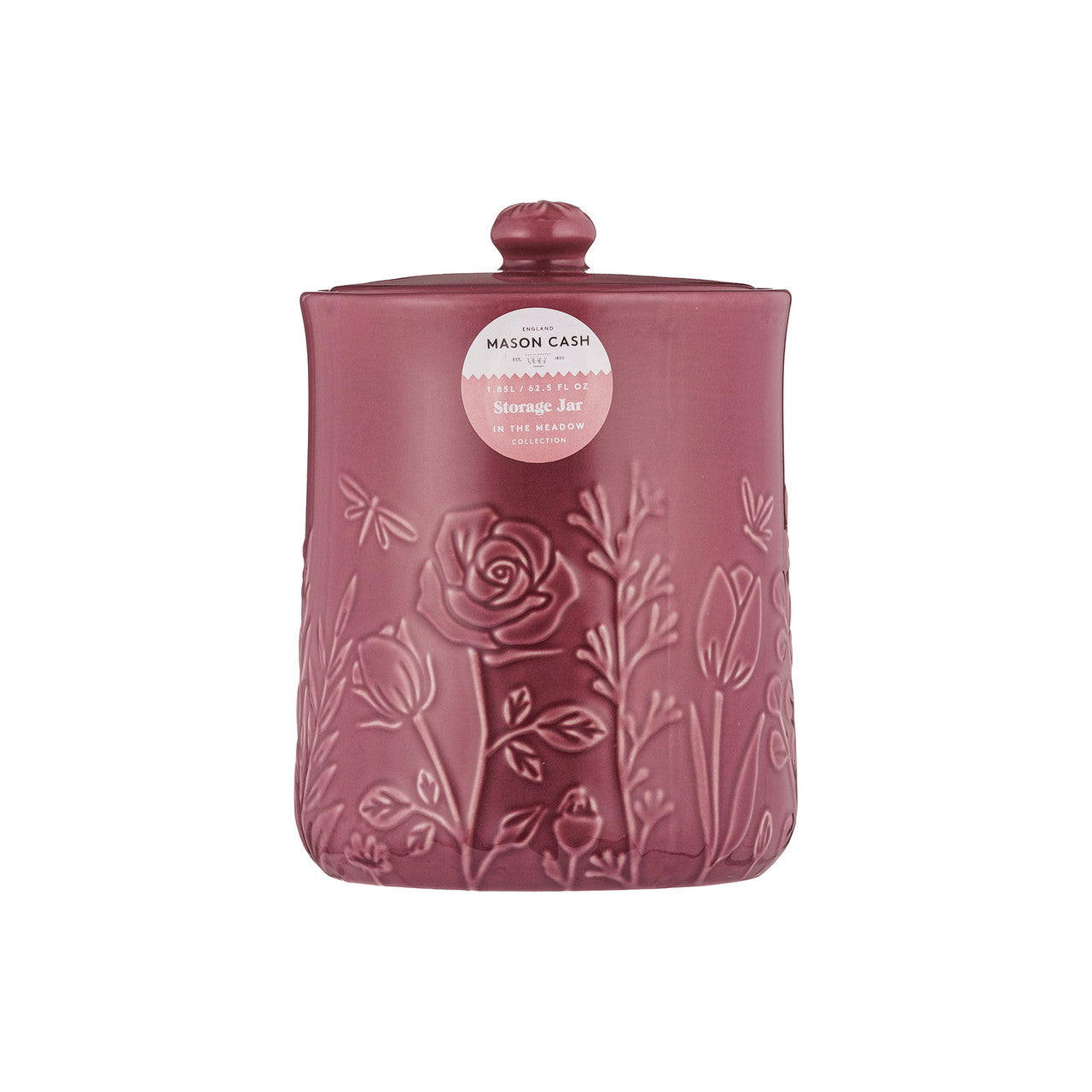 In The Meadow Storage Jar Purple 1.85L - Mason Cash