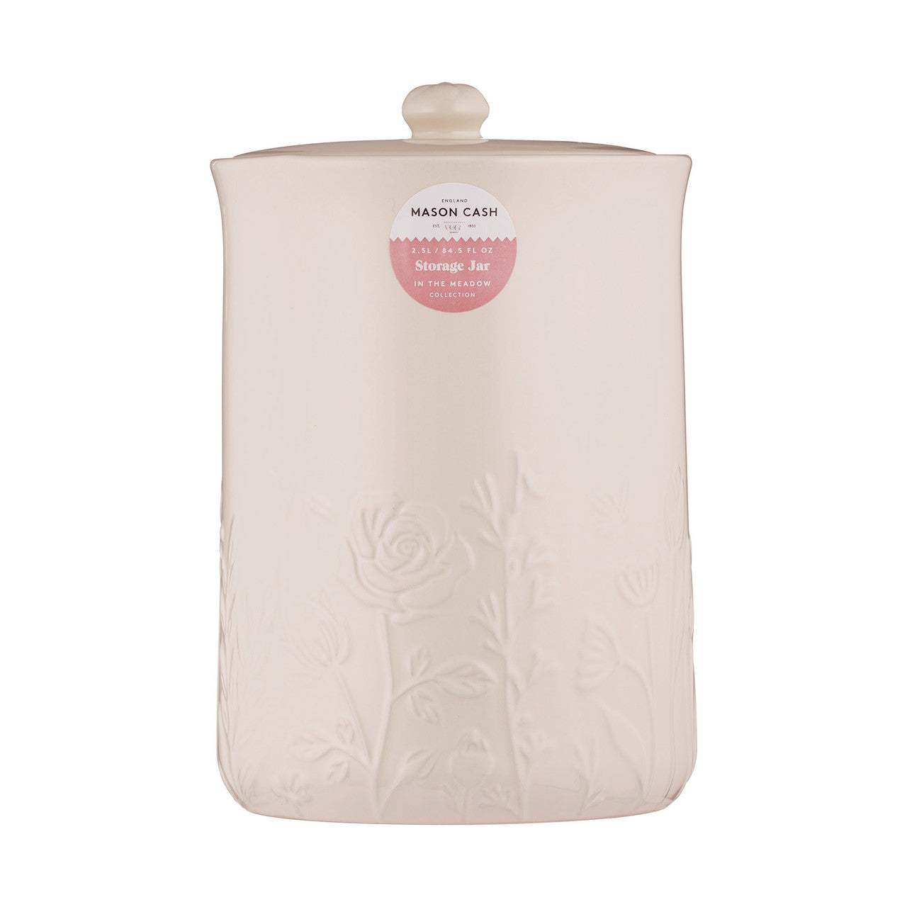 In The Meadow Storage Jar 2.5L – Cream – Mason Cash